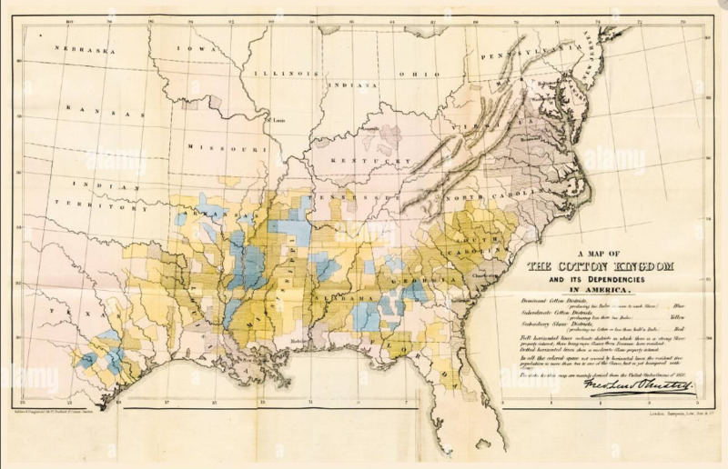 Cotton Growing map