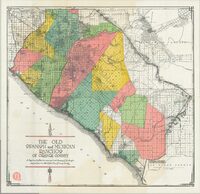 Old Ranchos Superimposed over Orange County (1946)