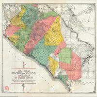 Old Ranchos Superimposed over Orange County (1946)