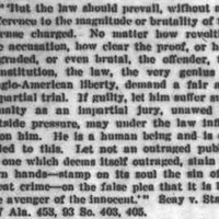 Alabama Supreme Court Chief Justice Anderson Quoting Scay v. State in his Dissent